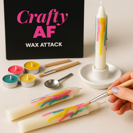 "Wax Attack" - Candle Painting